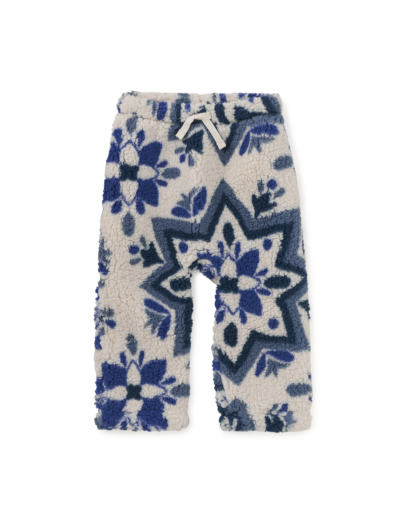 Teddy Fleece Baby Pants in Istanbul Iznik - View 1