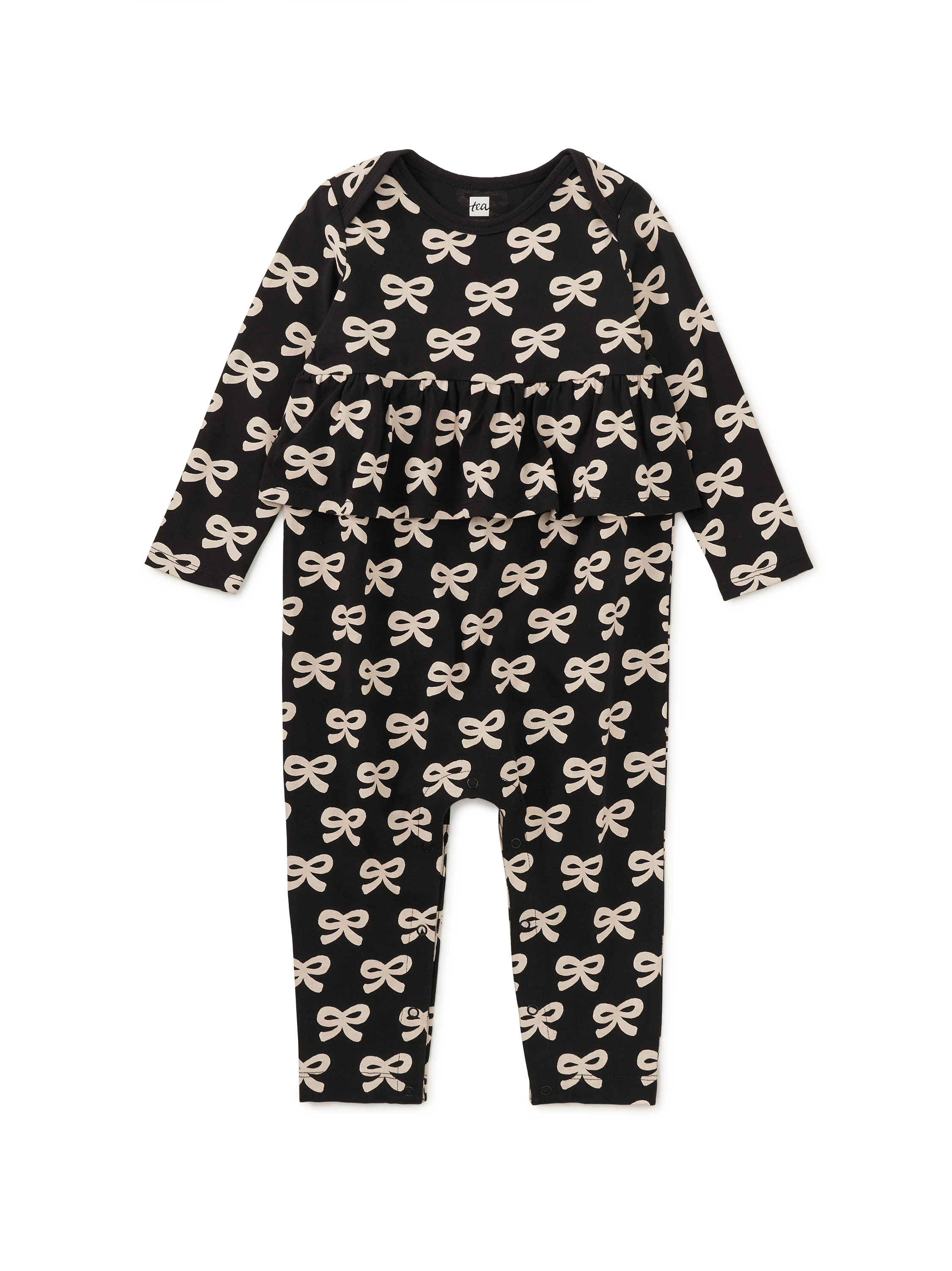 Pretty Peplum Baby Romper