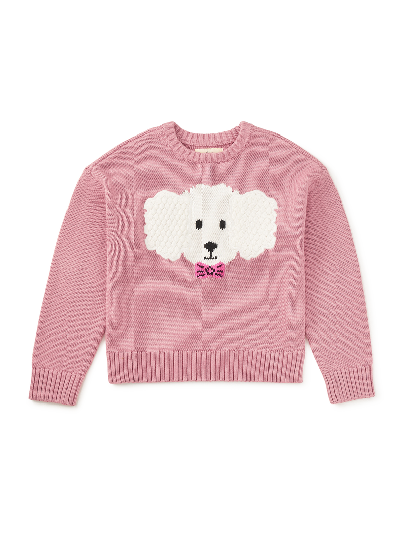 Fluffy Puppy Sweater in Hydrangea - View 1