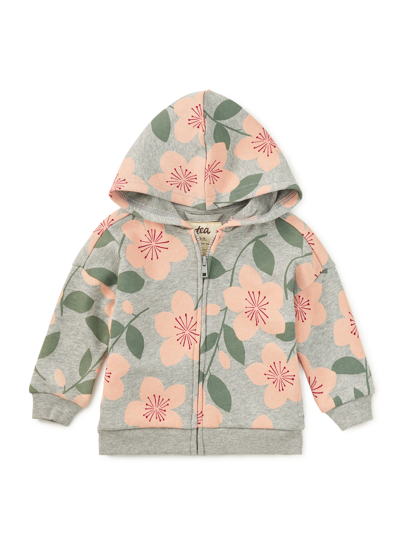 Easy Fit Hoodie in Plum Blossom - View 2