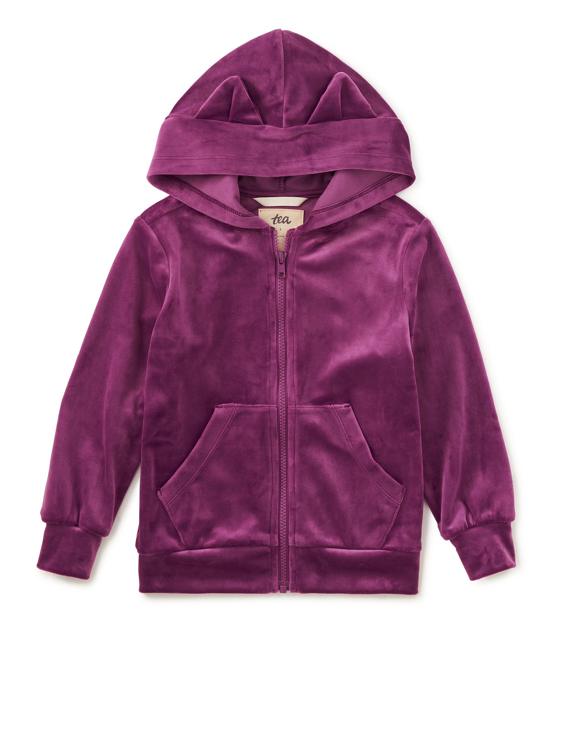 Cat Ears Velour Hoodie