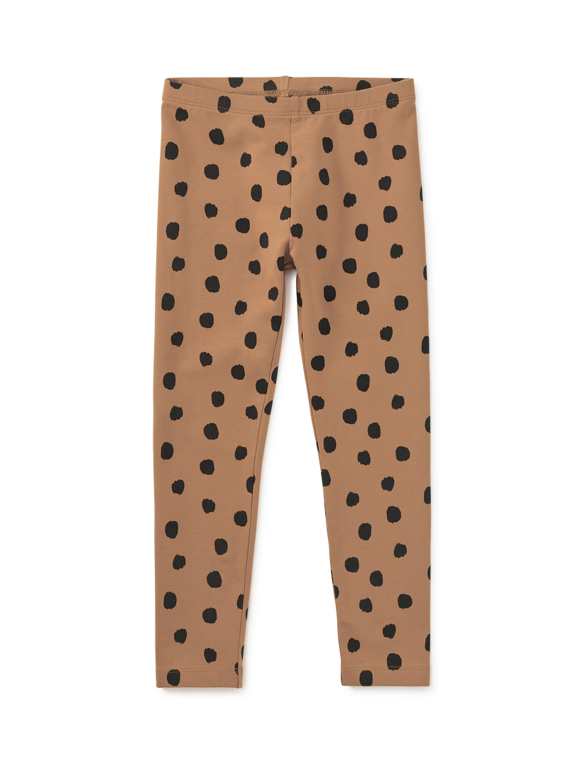 Printed Leggings in Leopard Dots - View 1