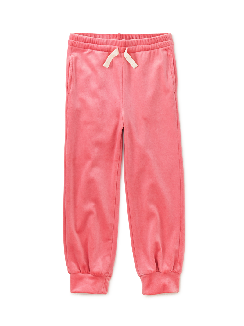 Easy Fit Very Velour Joggers in Mauveglow - View 1