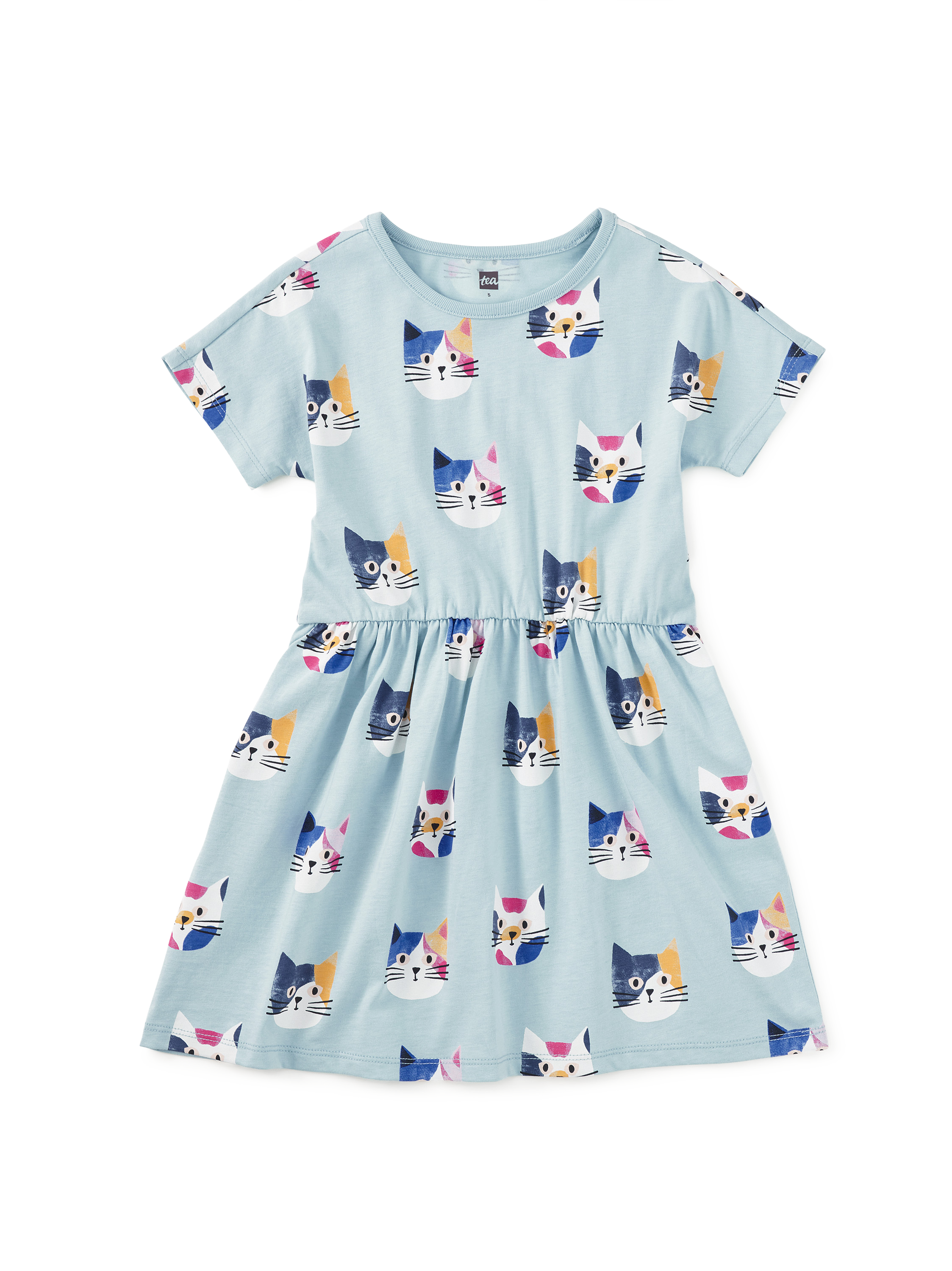 Short Sleeve Twirl Dress