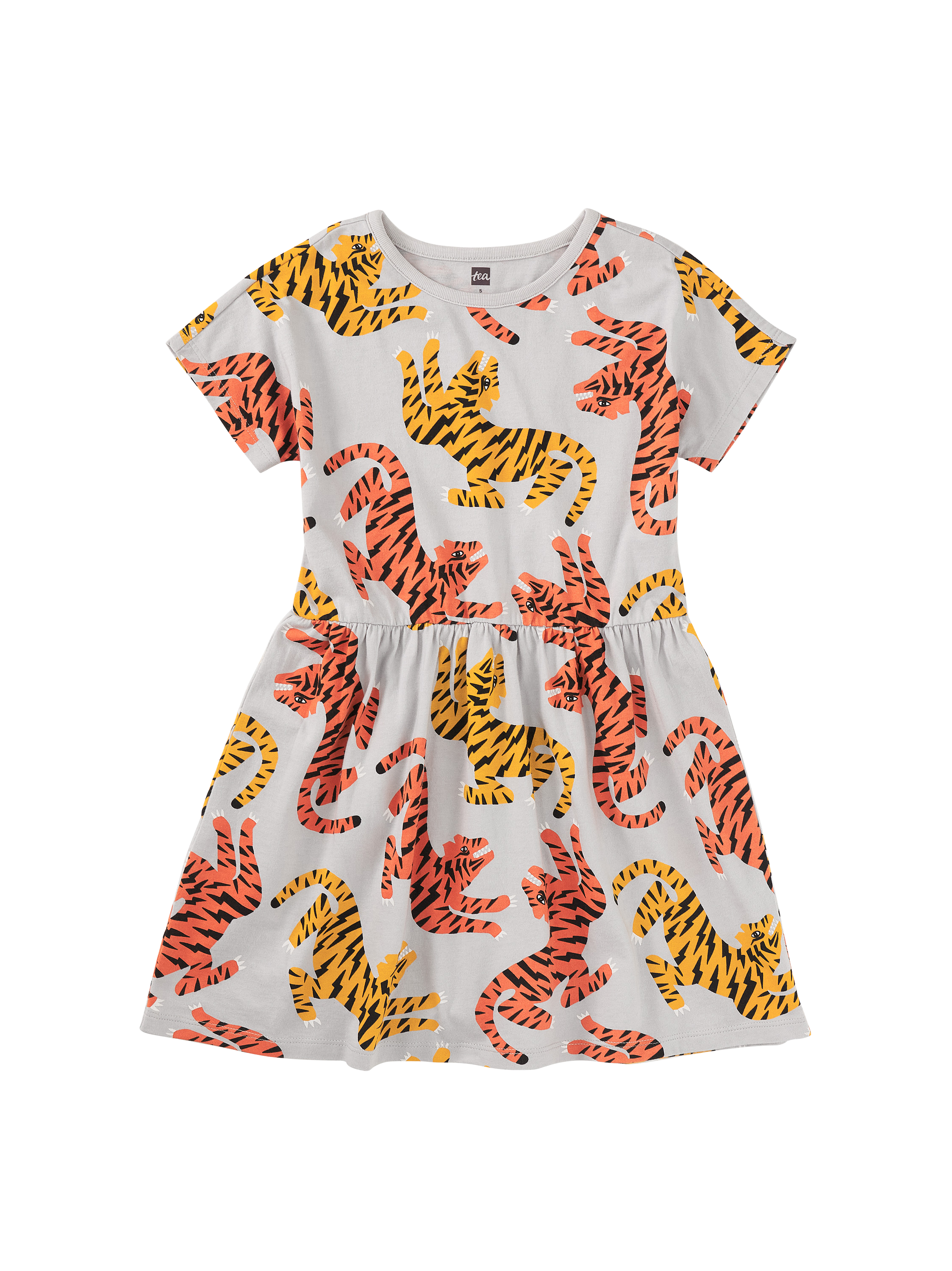 Short Sleeve Twirl Dress