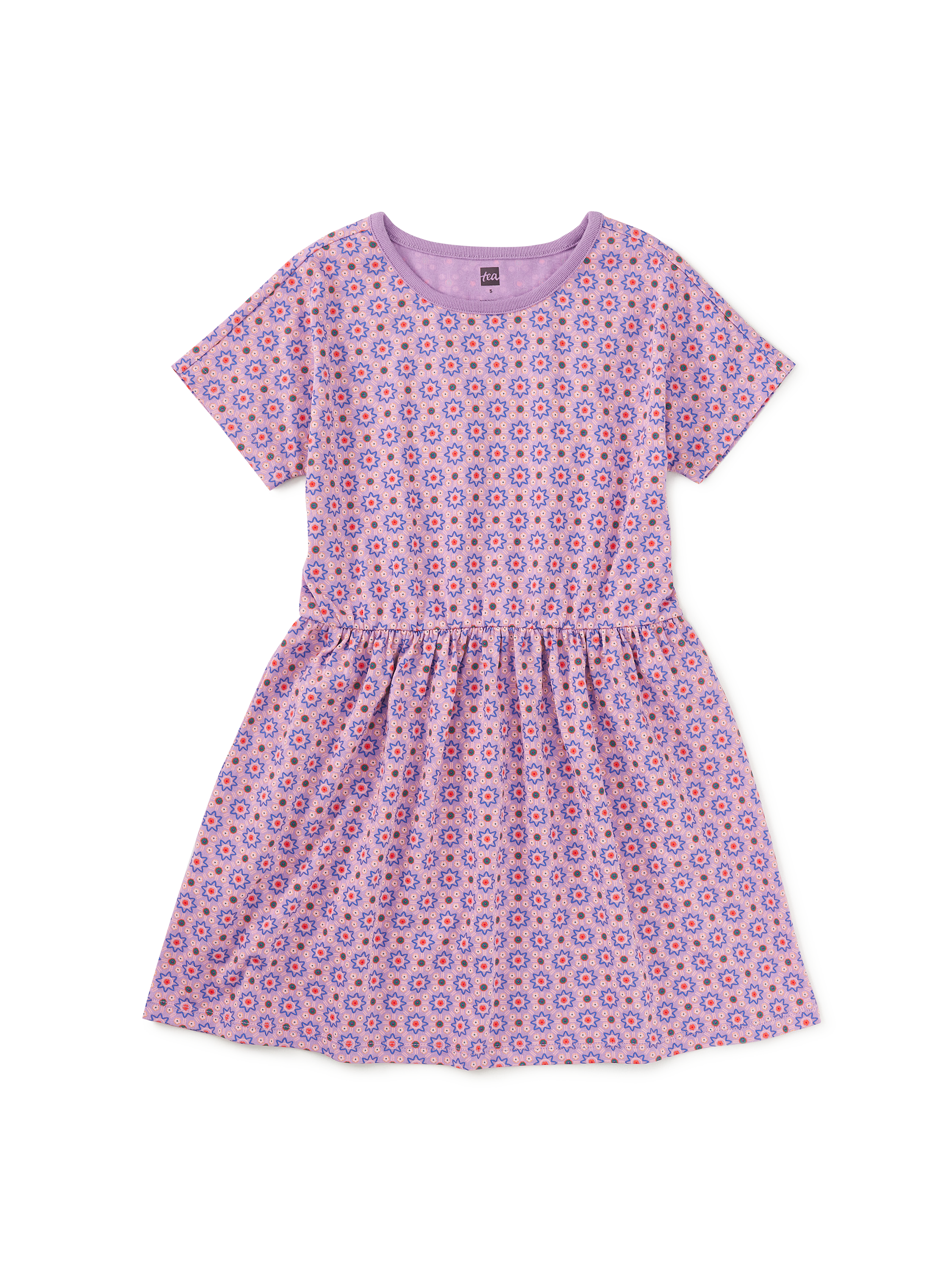 Short Sleeve Twirl Dress