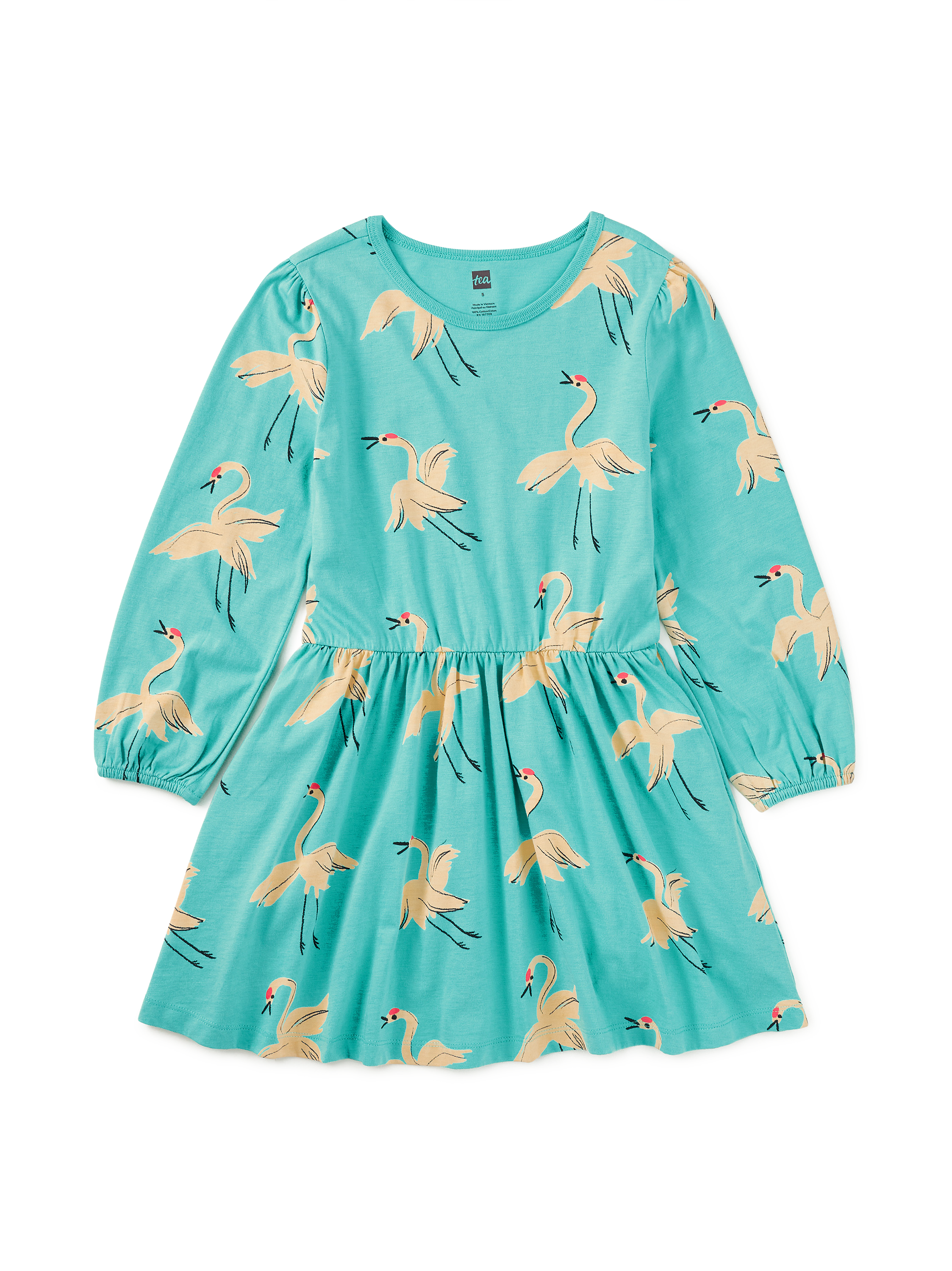 Blouson Sleeve Pocket Dress