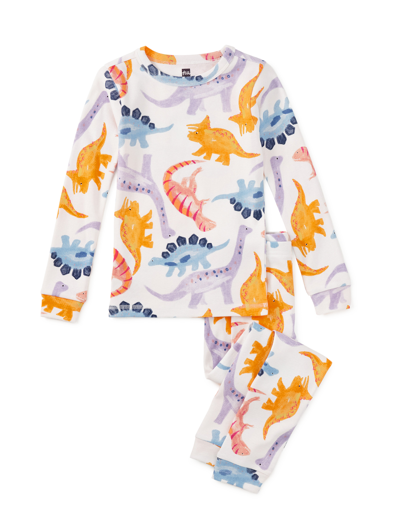 Goodnight Pajama Set in Dreamy Dinos - View 1