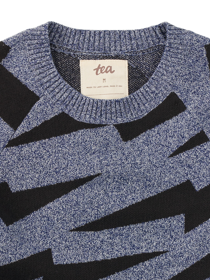 Lightning Stripe Sweater in Lightning Stripes - View 2