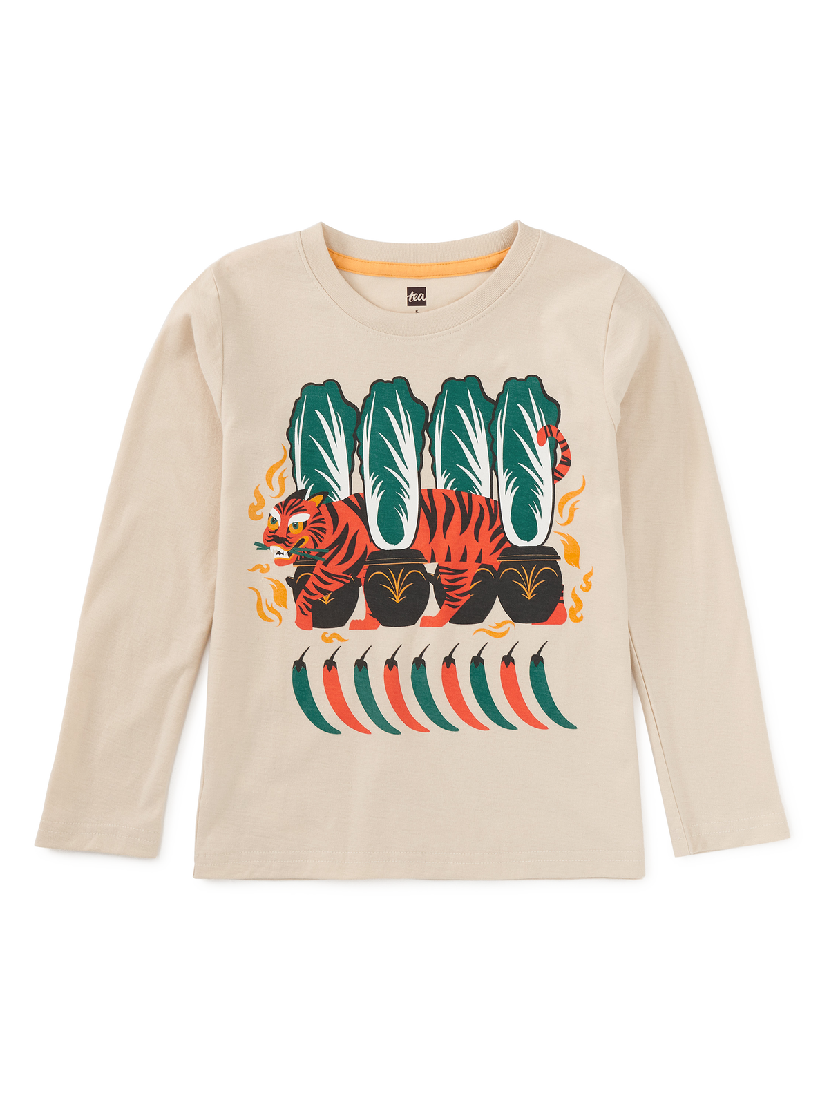 Boy Almond Kimchi Tiger Graphic Tee | Tea Collection