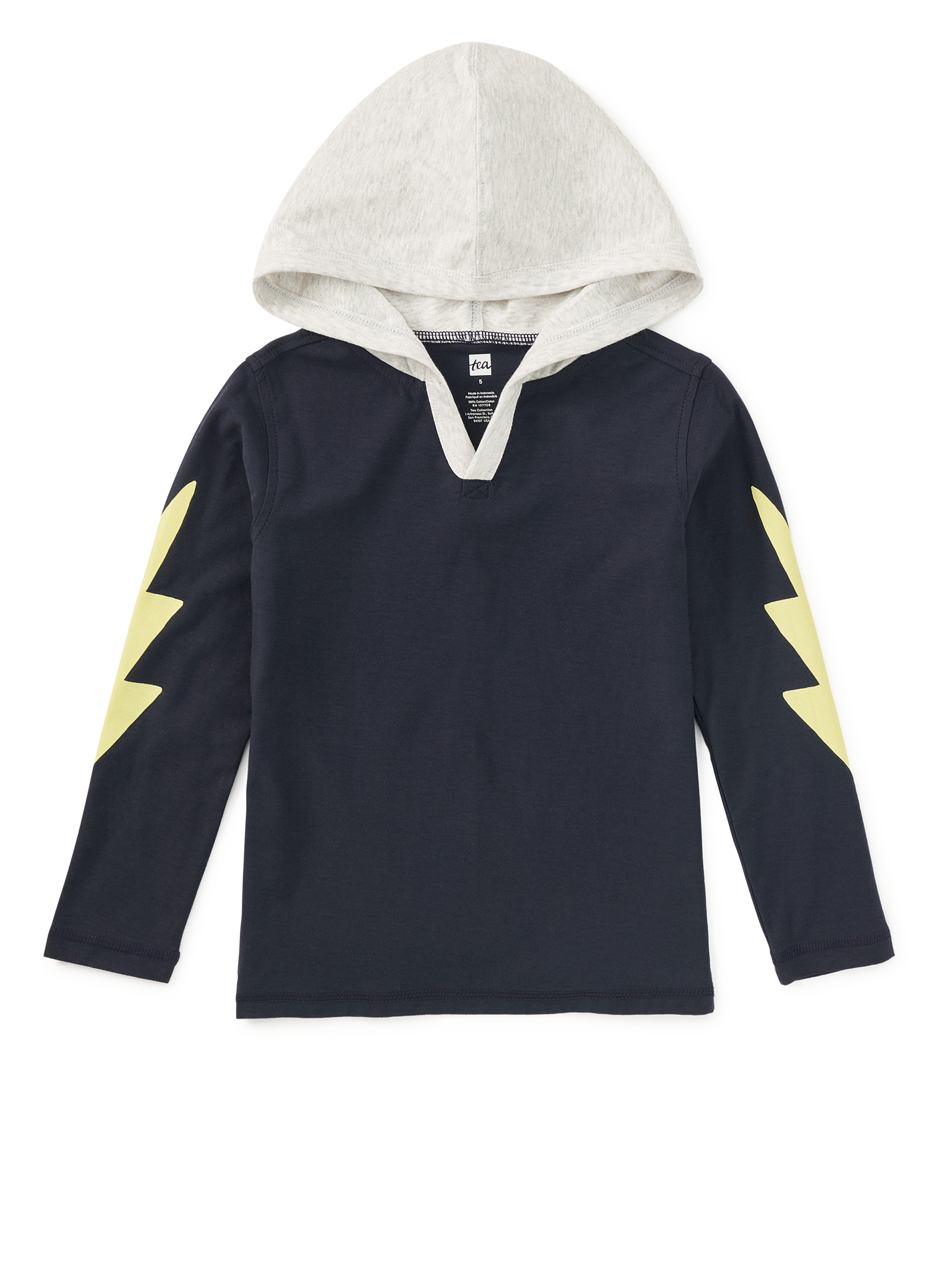 Bolt Sleeves Happy Hoodie