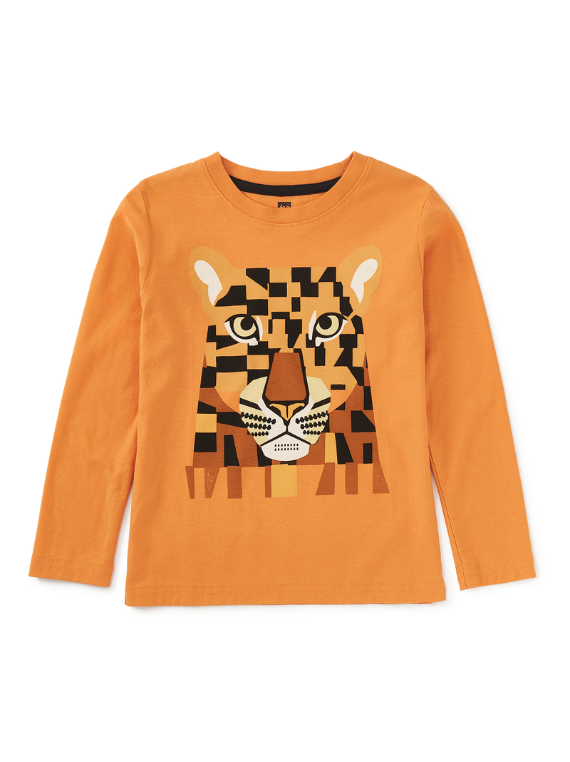 Bojagi Leopard Graphic Tee in Savanna - View 1