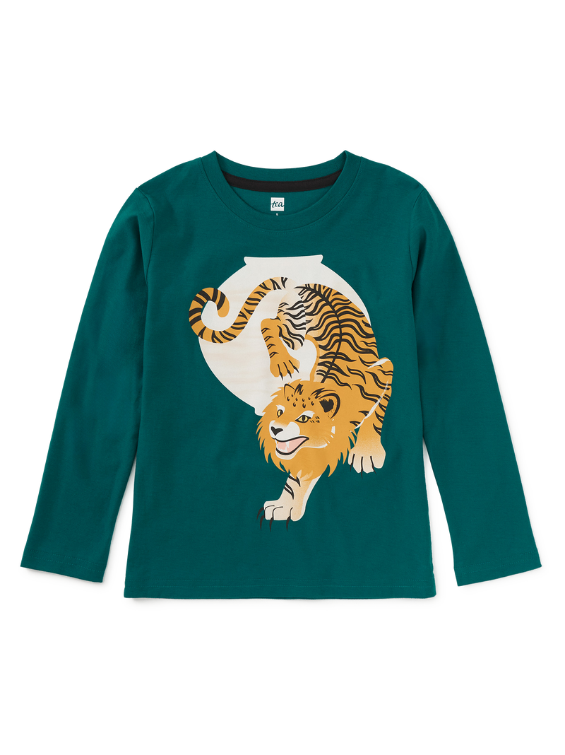Liger Moon Graphic Tee in Jade - View 1
