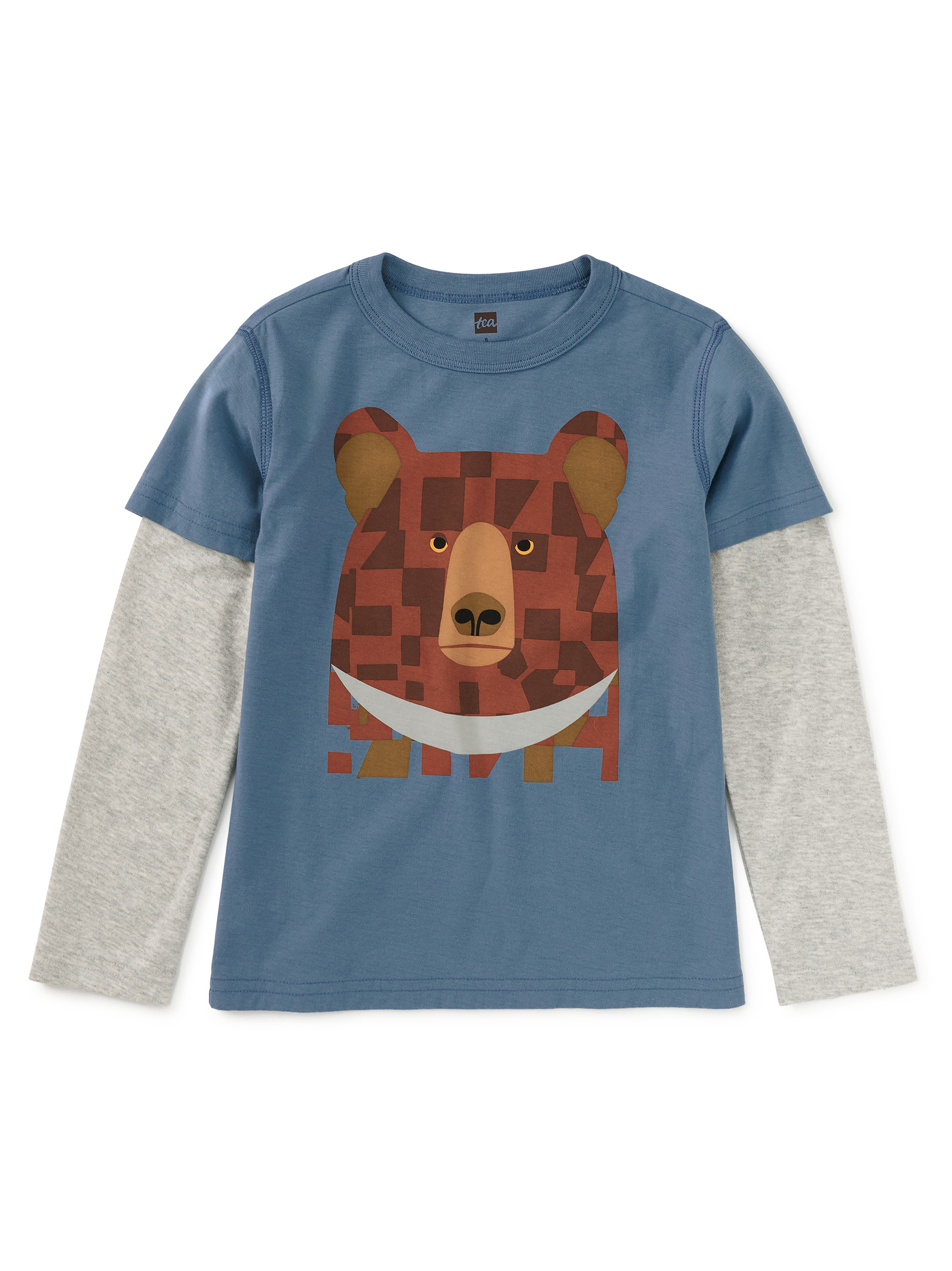 Bojagi Moon Bear Layered Tee