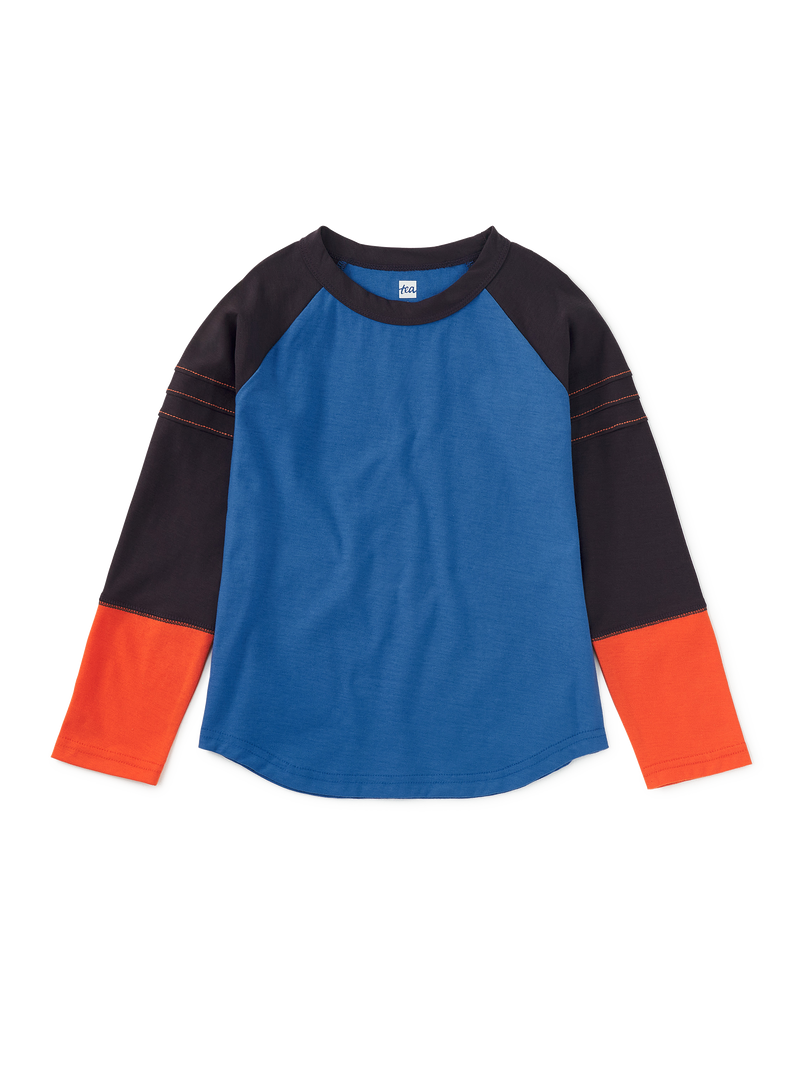 Explorer Colorblock Raglan Top in Imperial - View 2
