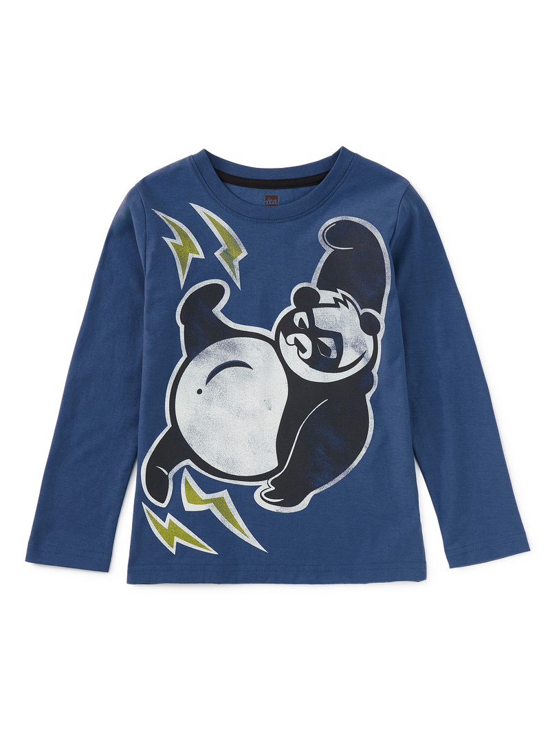Super Panda Graphic Tee in Cobalt - View 1