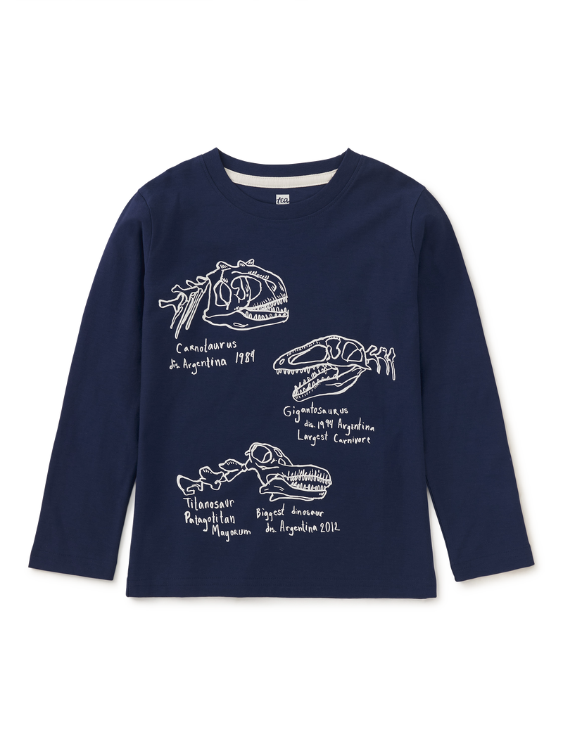Dino Skulls Graphic Tee in Nightfall - View 2
