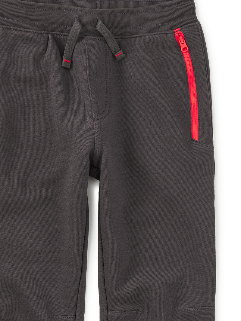 Feeling Zippy Joggers in Pepper - View 2
