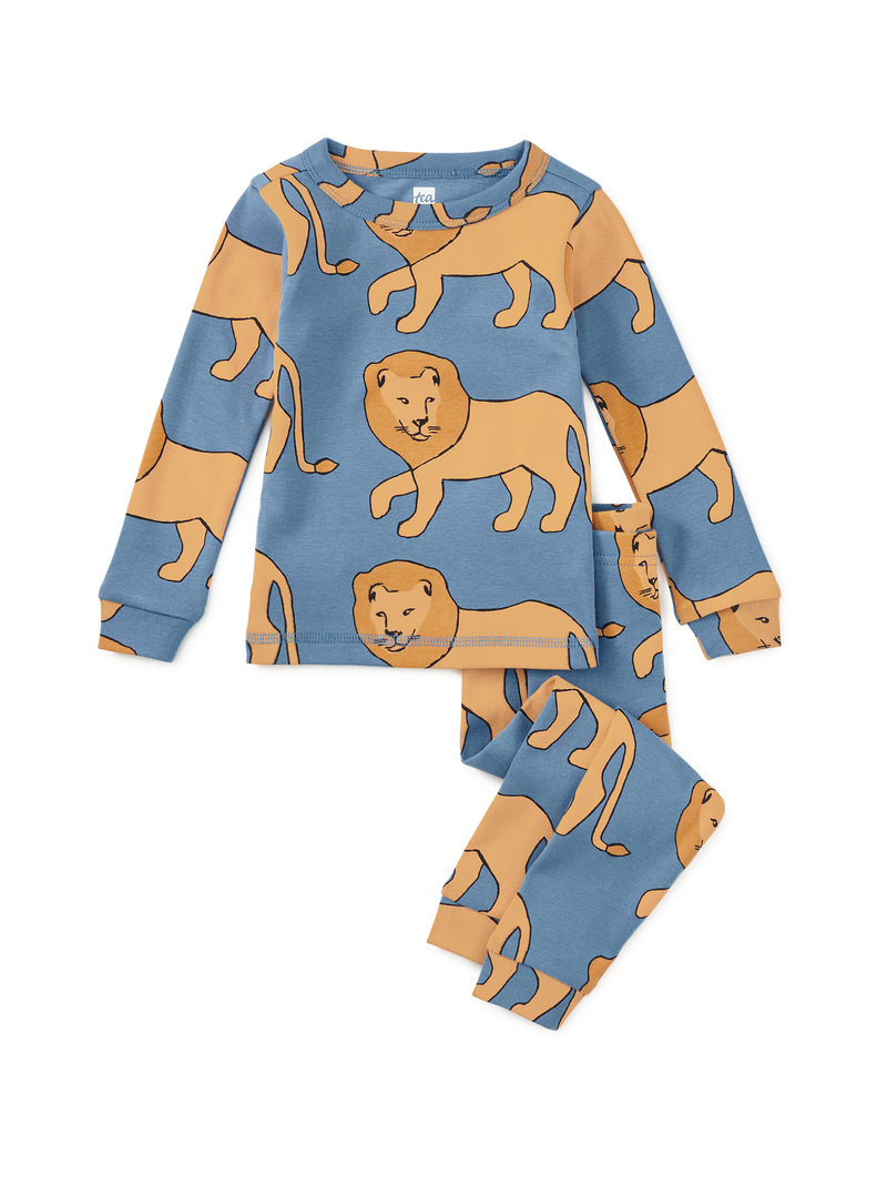 Goodnight Pajama Set in Lion - View 2