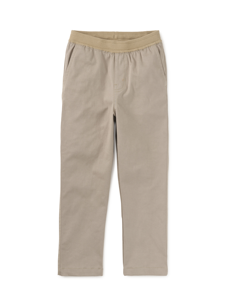 Timeless Stretch Twill Pants in Aluminum - View 1