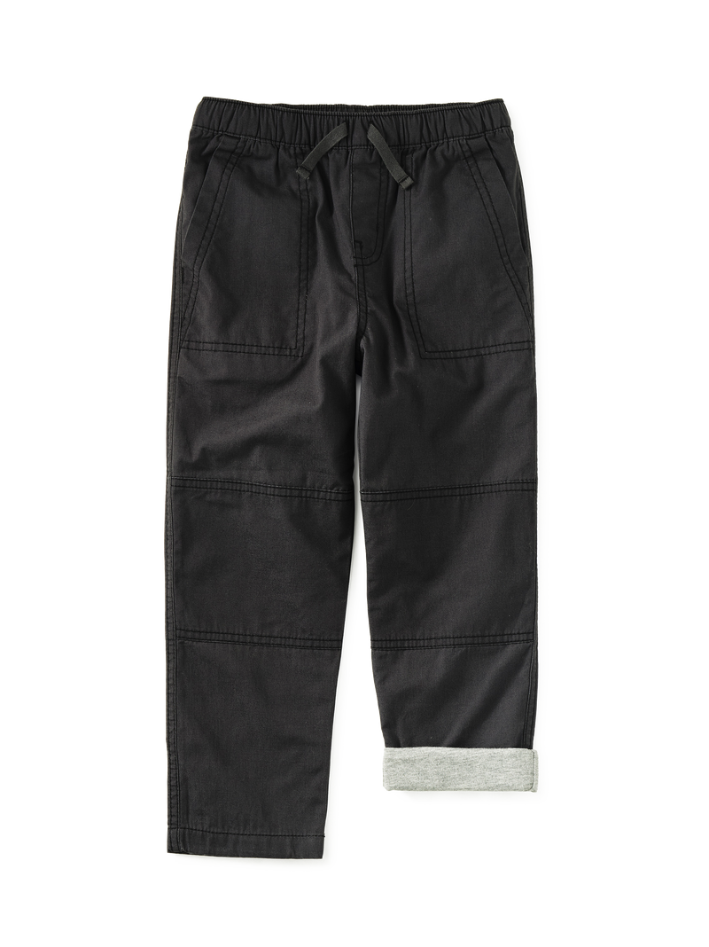 Cozy Does It Lined Pants in Pepper - View 1
