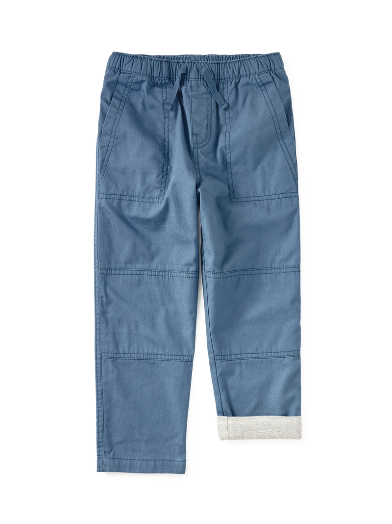Cozy Does It Lined Pants in Coronet Blue - View 2