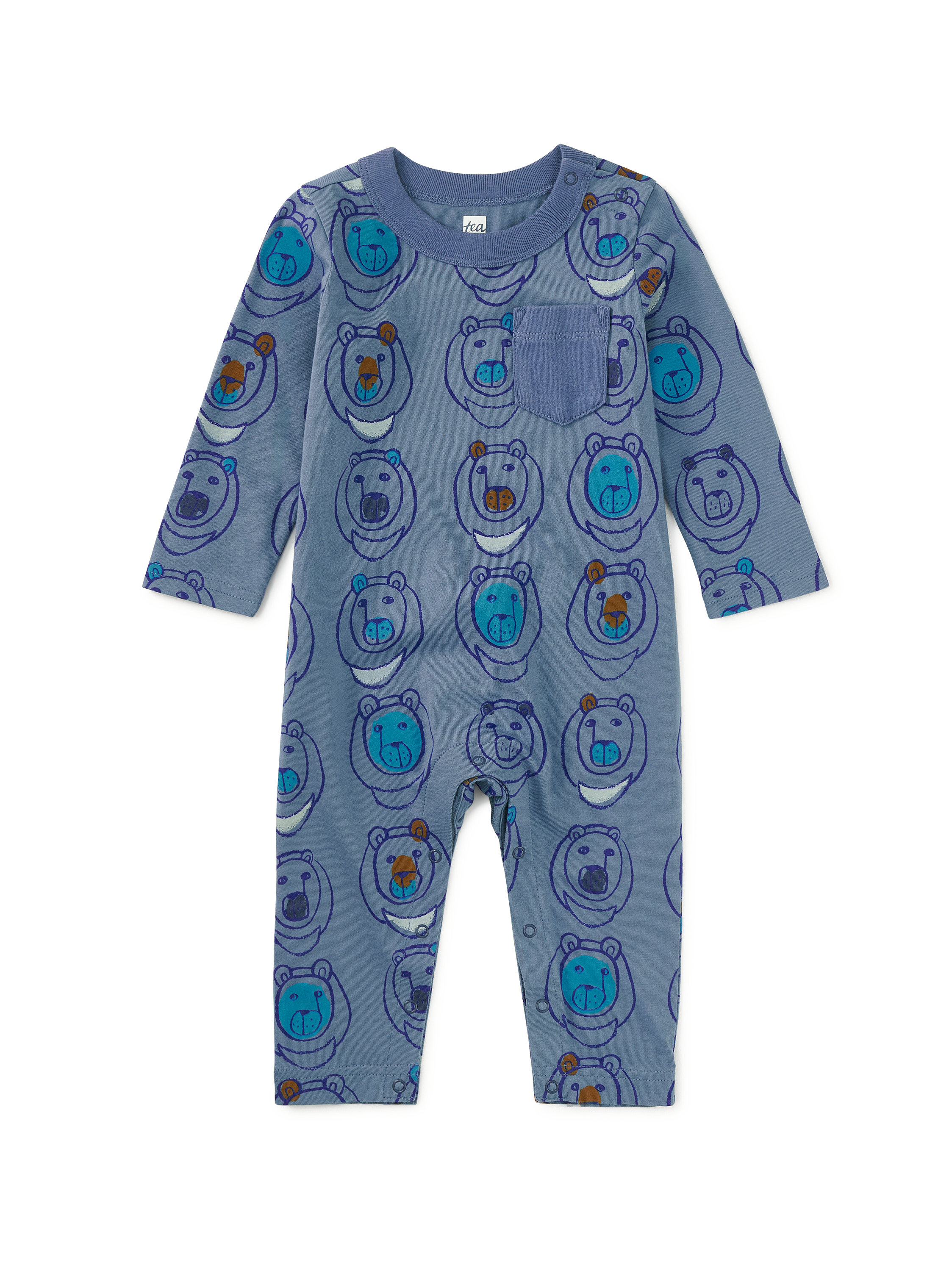 Long Sleeve Pocket Baby Romper