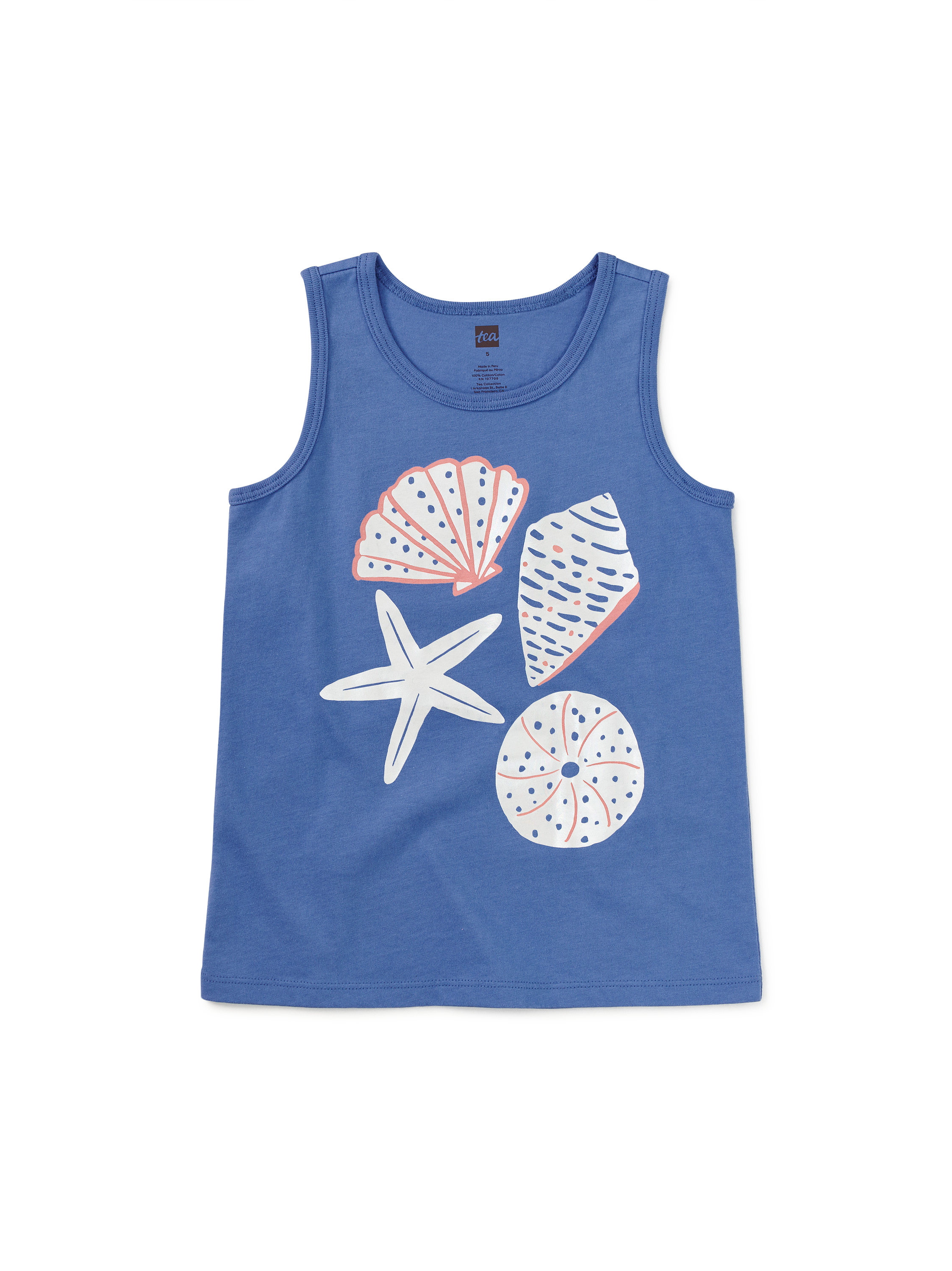 Shimmery Shells Tank Top