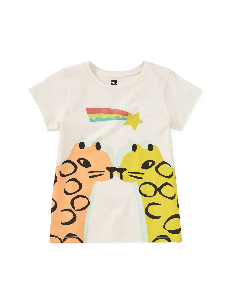Jaguar Love Graphic Tee in Chalk - View 1