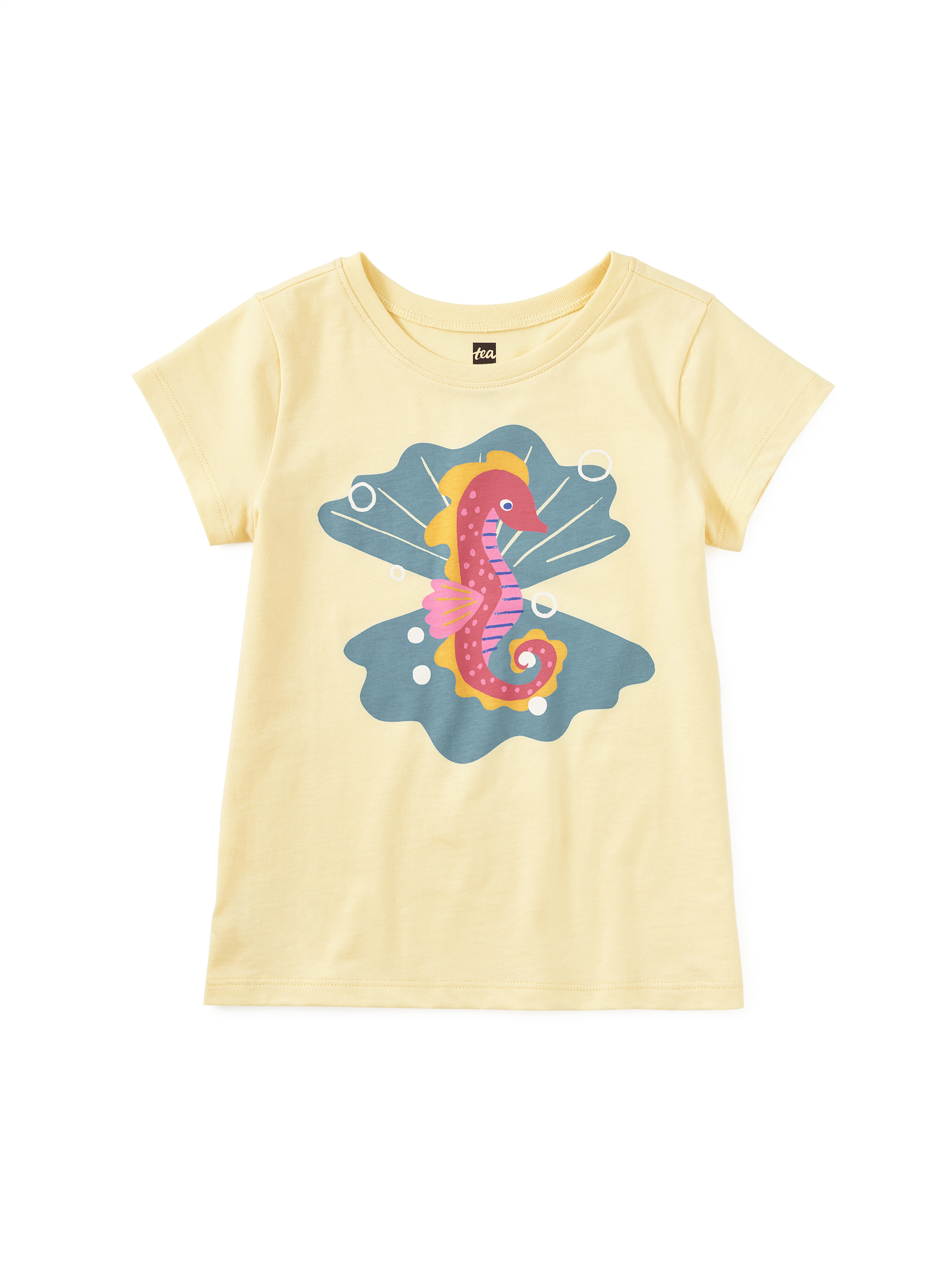 Seahorse And Pearls Graphic Tee
