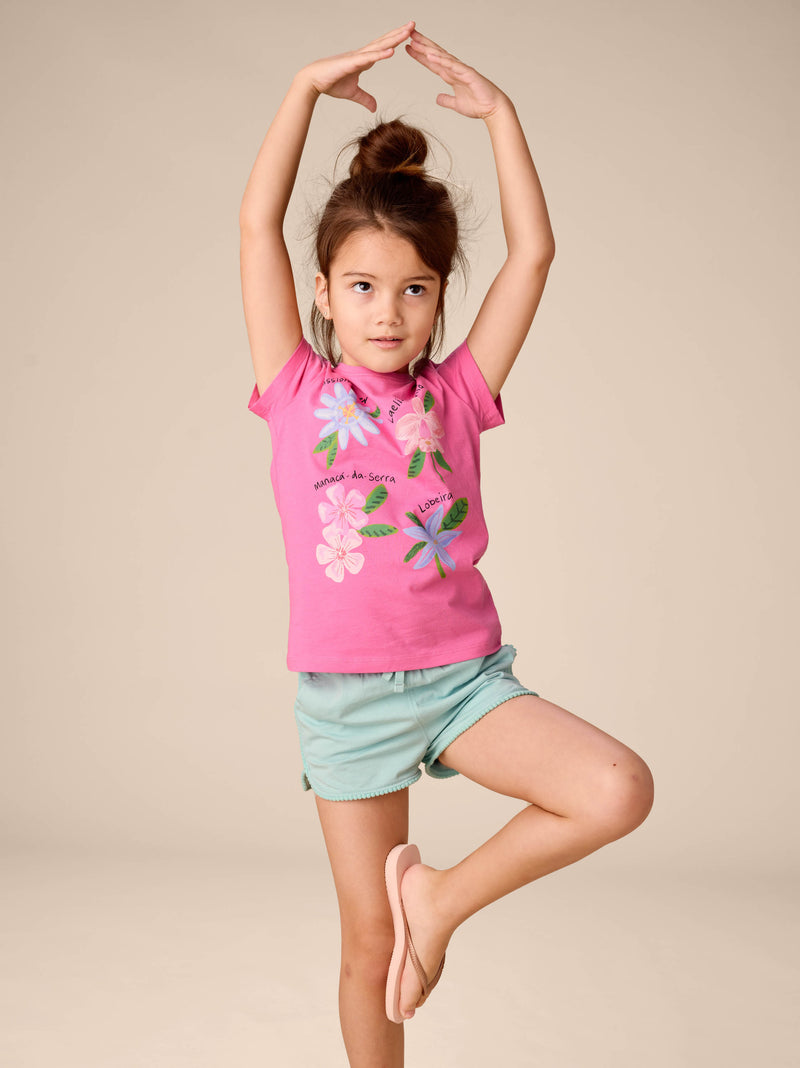 Pom-Pom Gym Shorts in Canal Blue - View 2