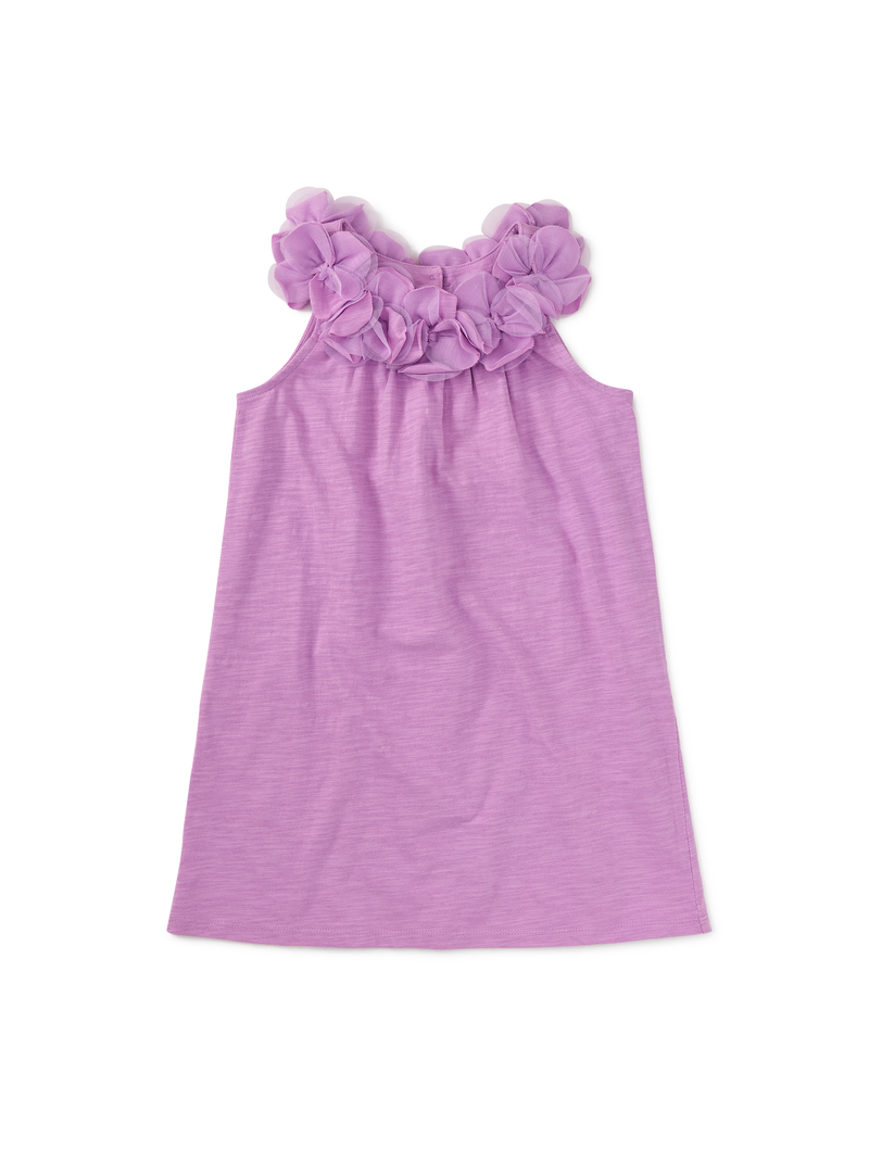 Blooming Lily Shift Dress in Sheer Lilac - View 1