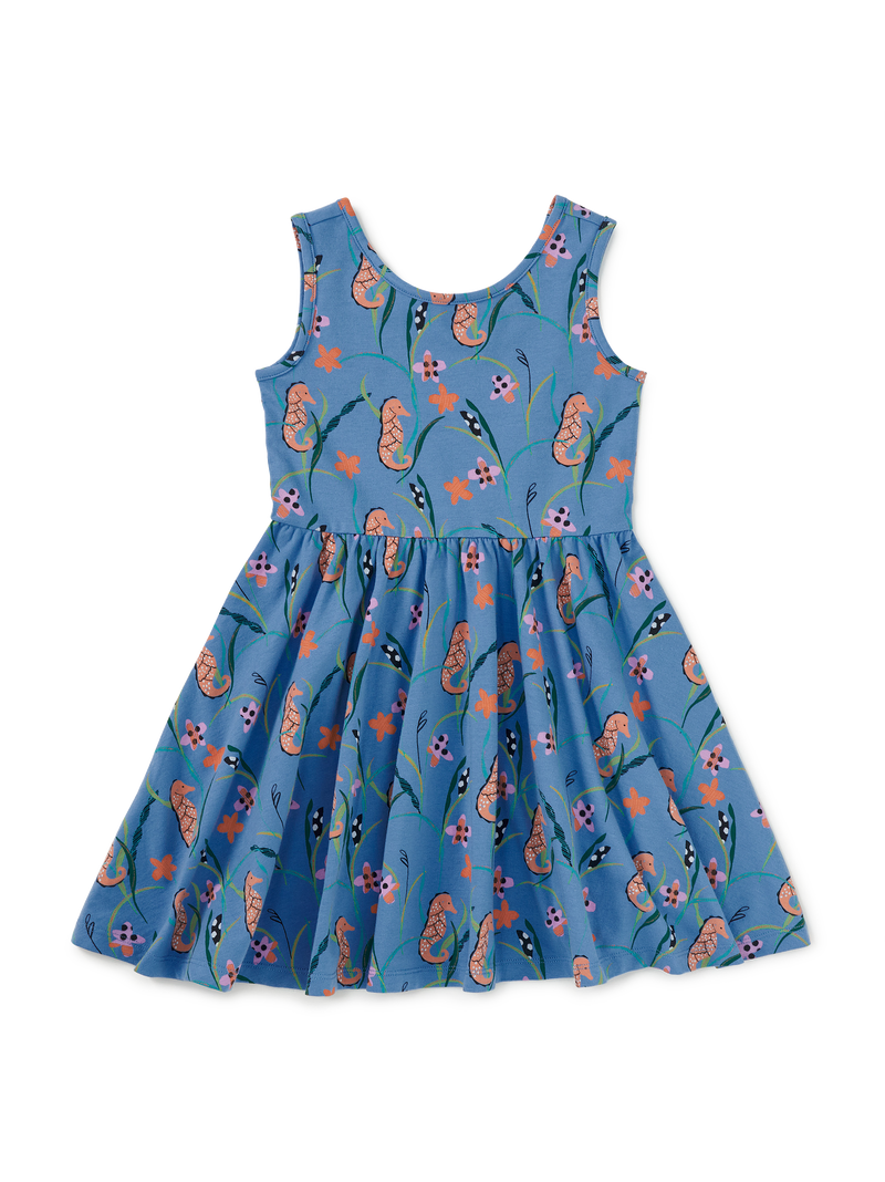 Sleveless Ballet Dress in Seahorse Botanical - View 1