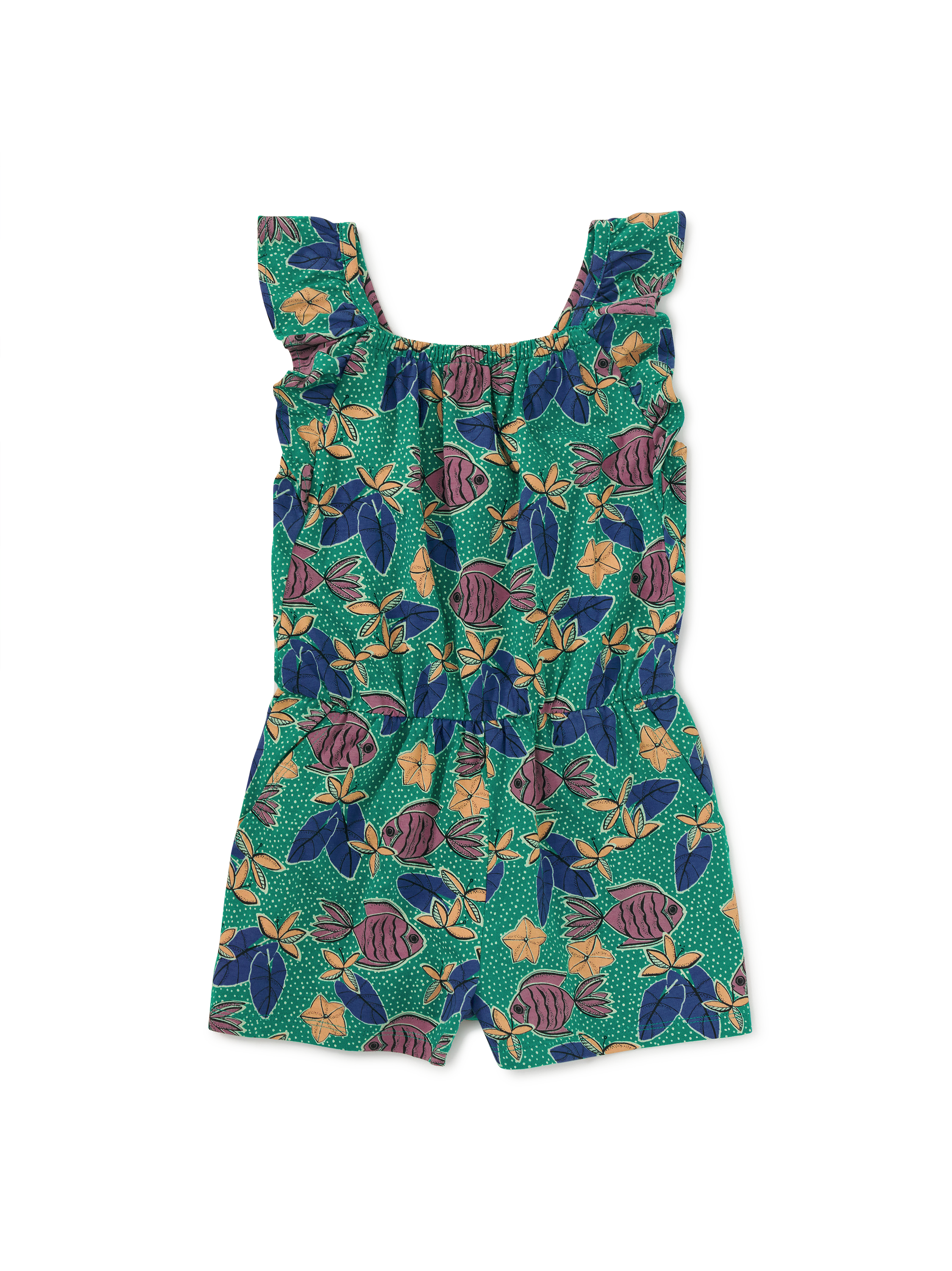 Ruffle Strap Romper