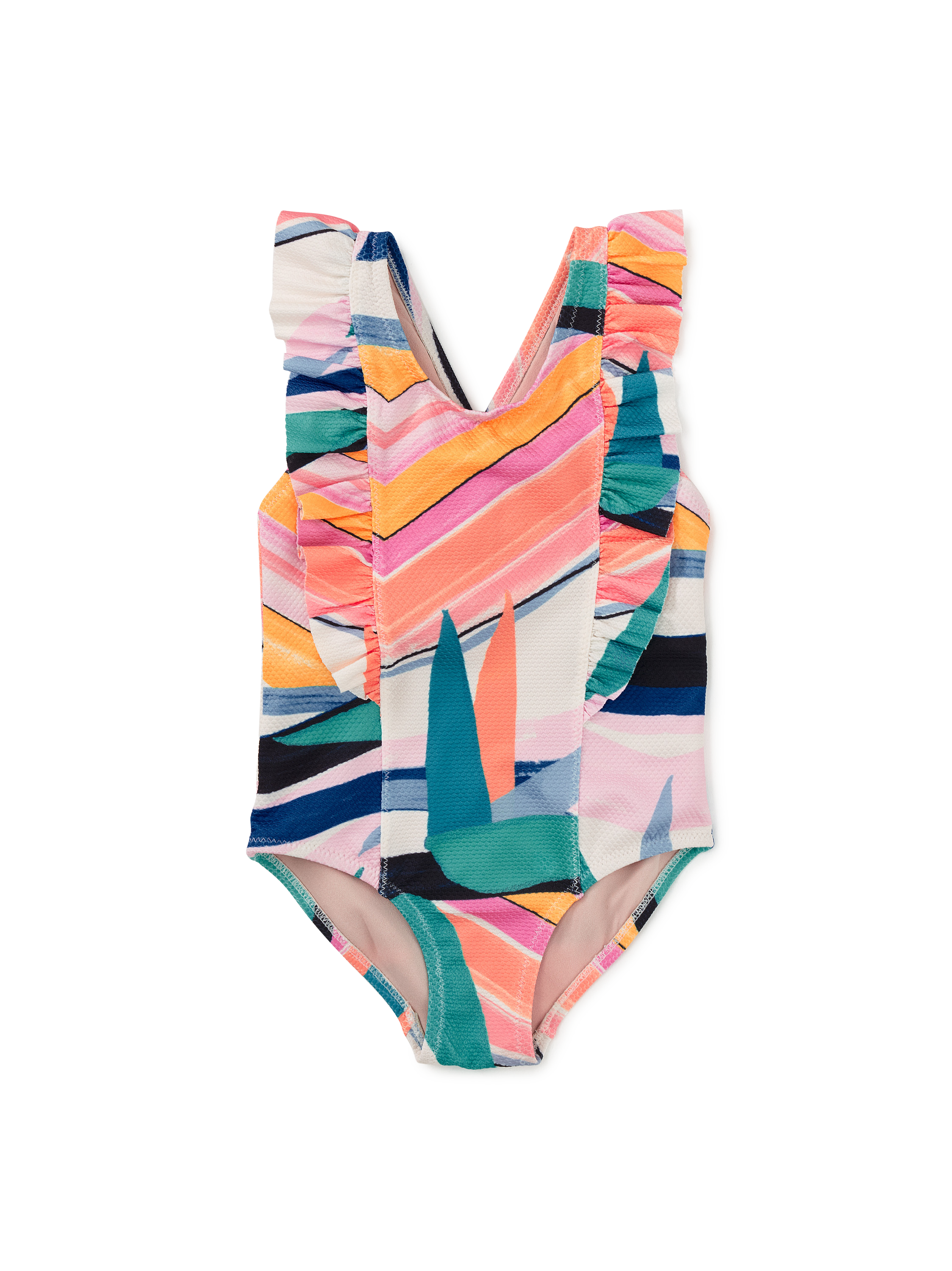 Ruffle One-Piece Swimsuit