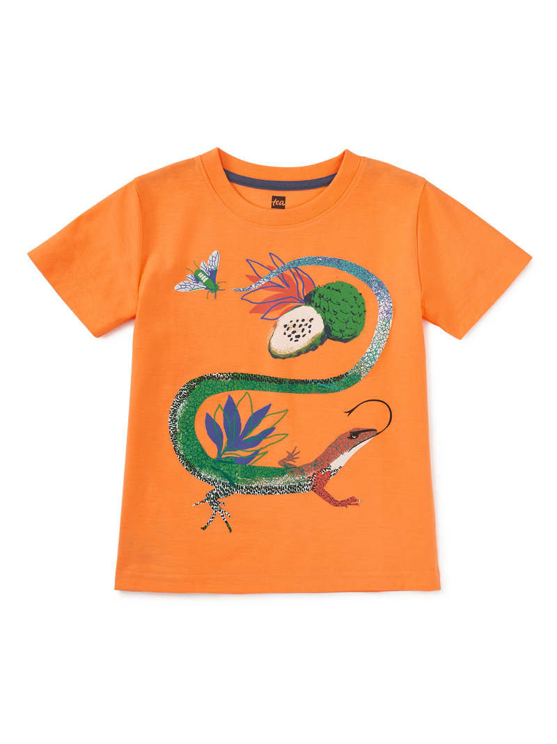 Lizard Lunch Graphic Tee in Sunburst - View 1