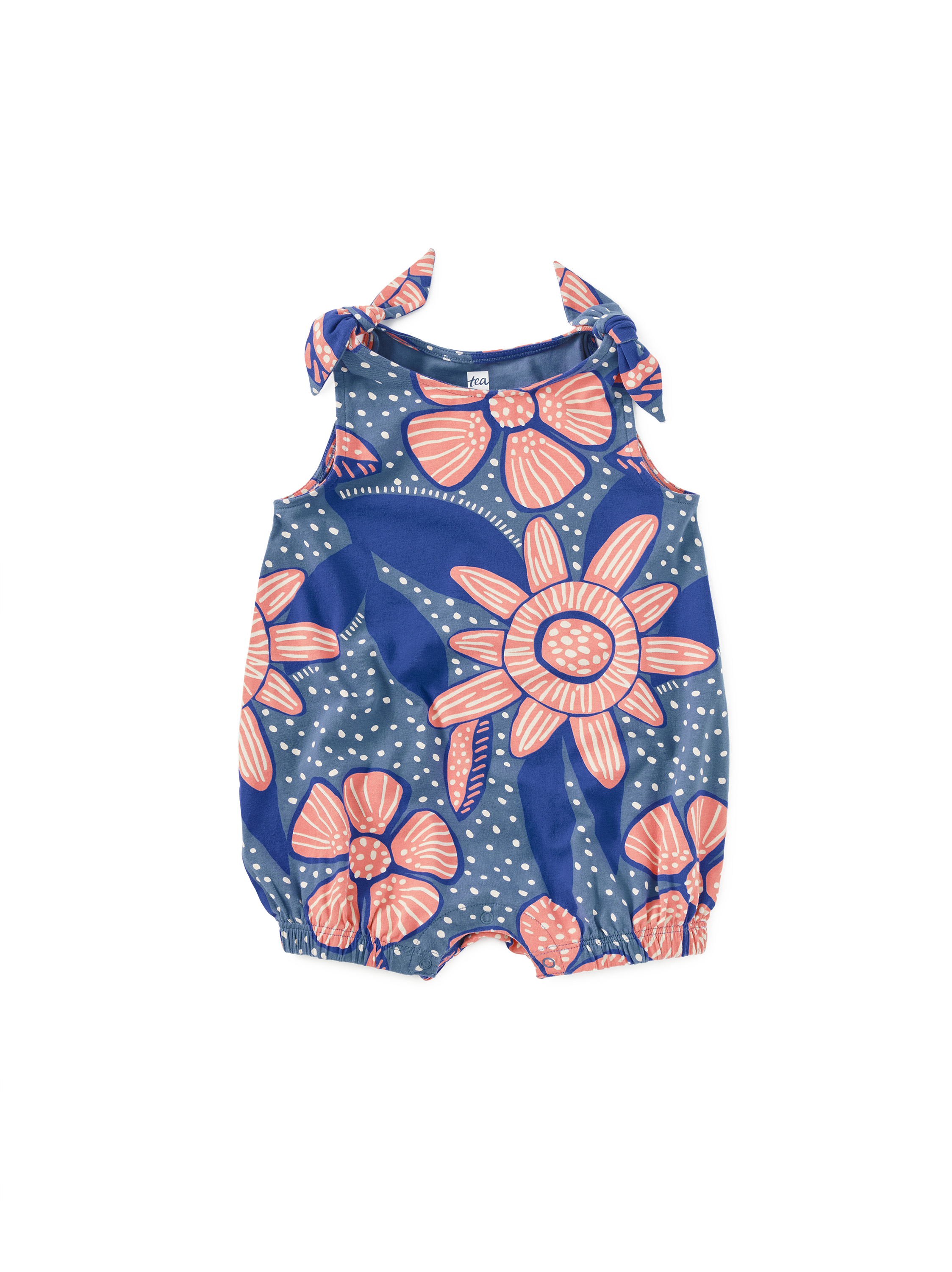 Tie Shoulder Baby Romper