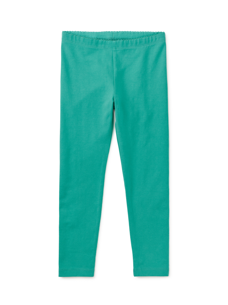 Solid Leggings in Light Laguna - View 2
