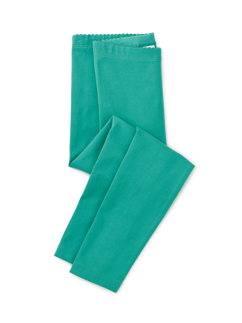 Solid Leggings in Light Laguna - View 1