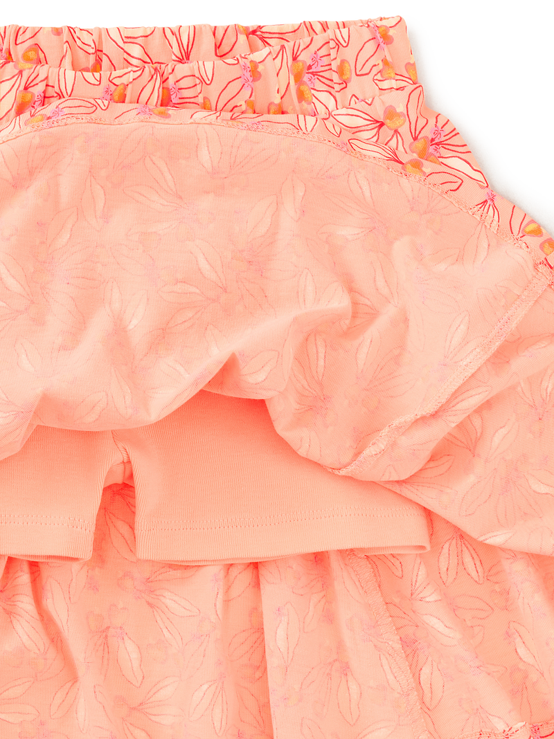 Twirl Skort in Tiny Cashew Apples - View 2
