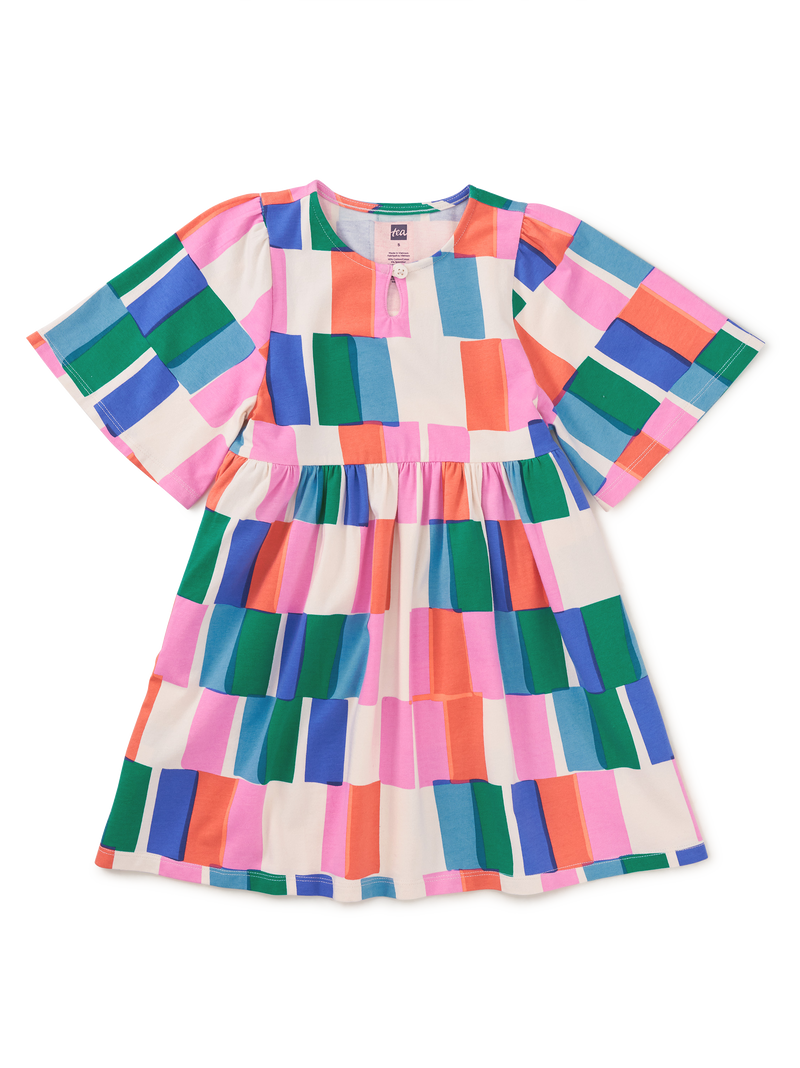 Kaftan Dress in Copacabana Tile - View 1