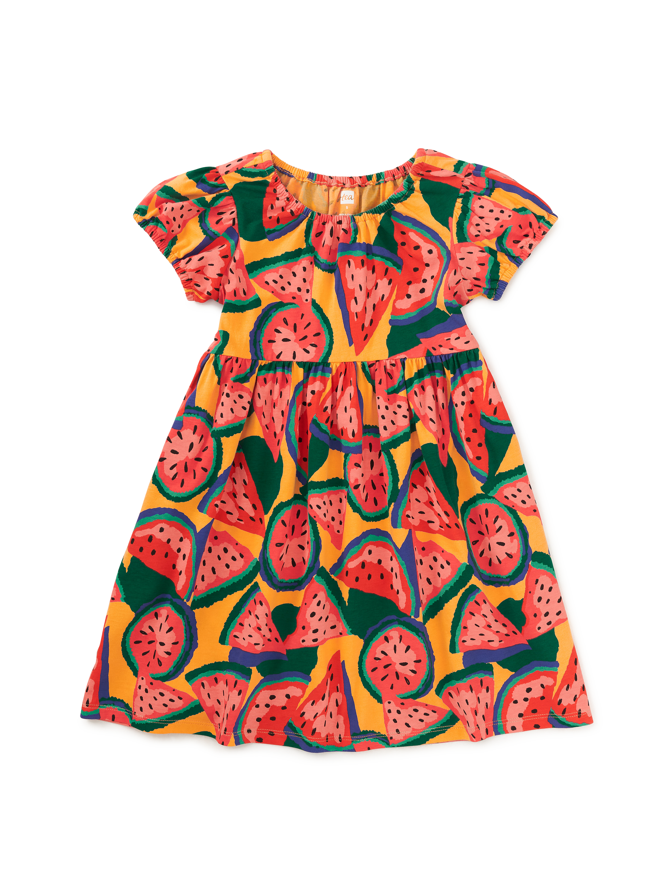Puff Sleeve Empire Dress