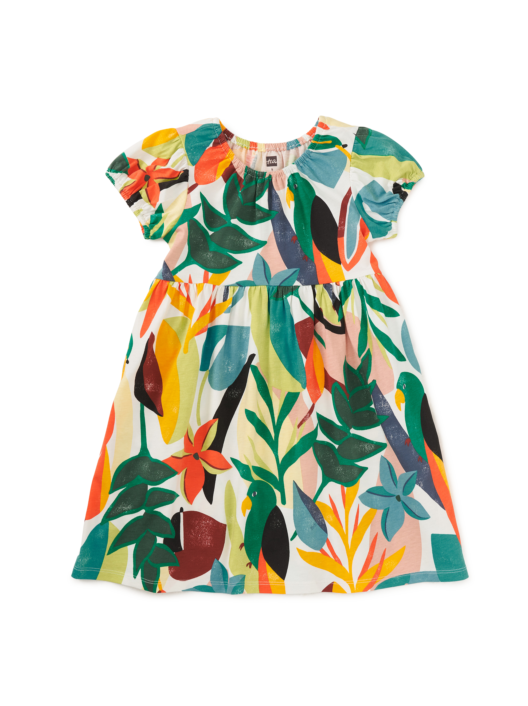 Puff Sleeve Empire Dress