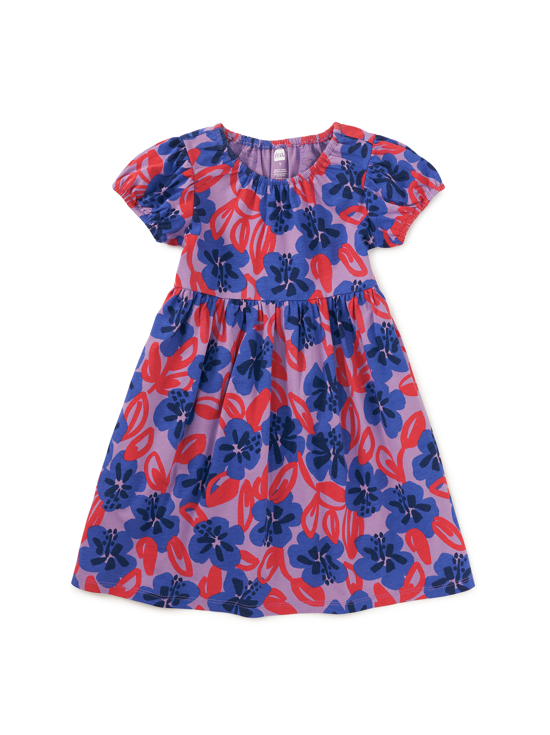 Puff Sleeve Empire Dress