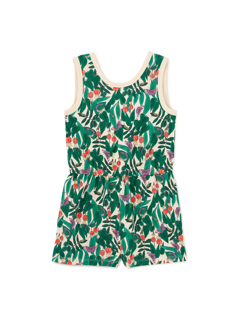 Reversible Wrap Romper in Jungle Botanical - View 1