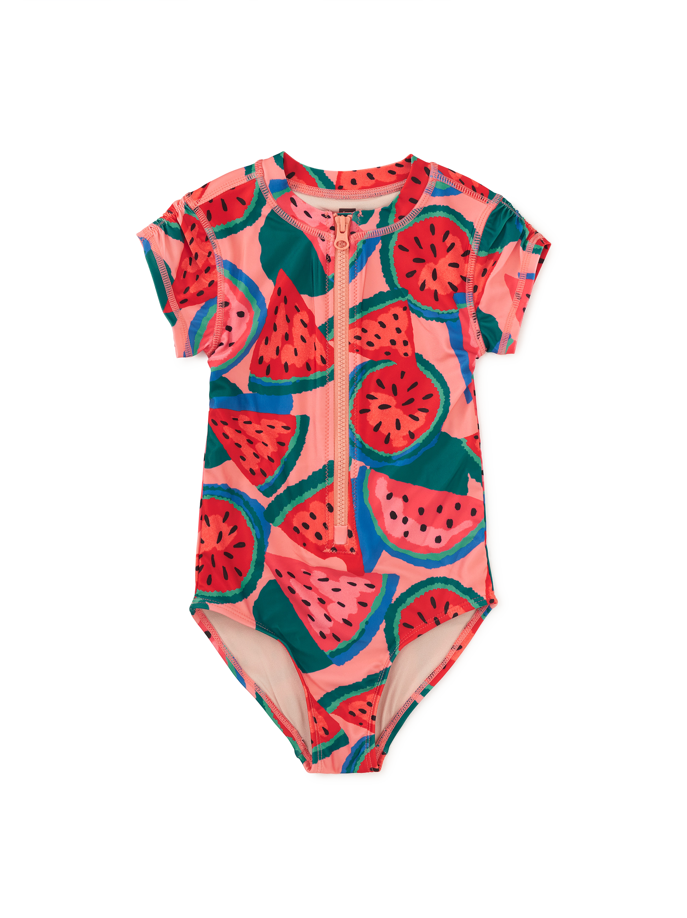 Rash Guard One-Piece Swimsuit