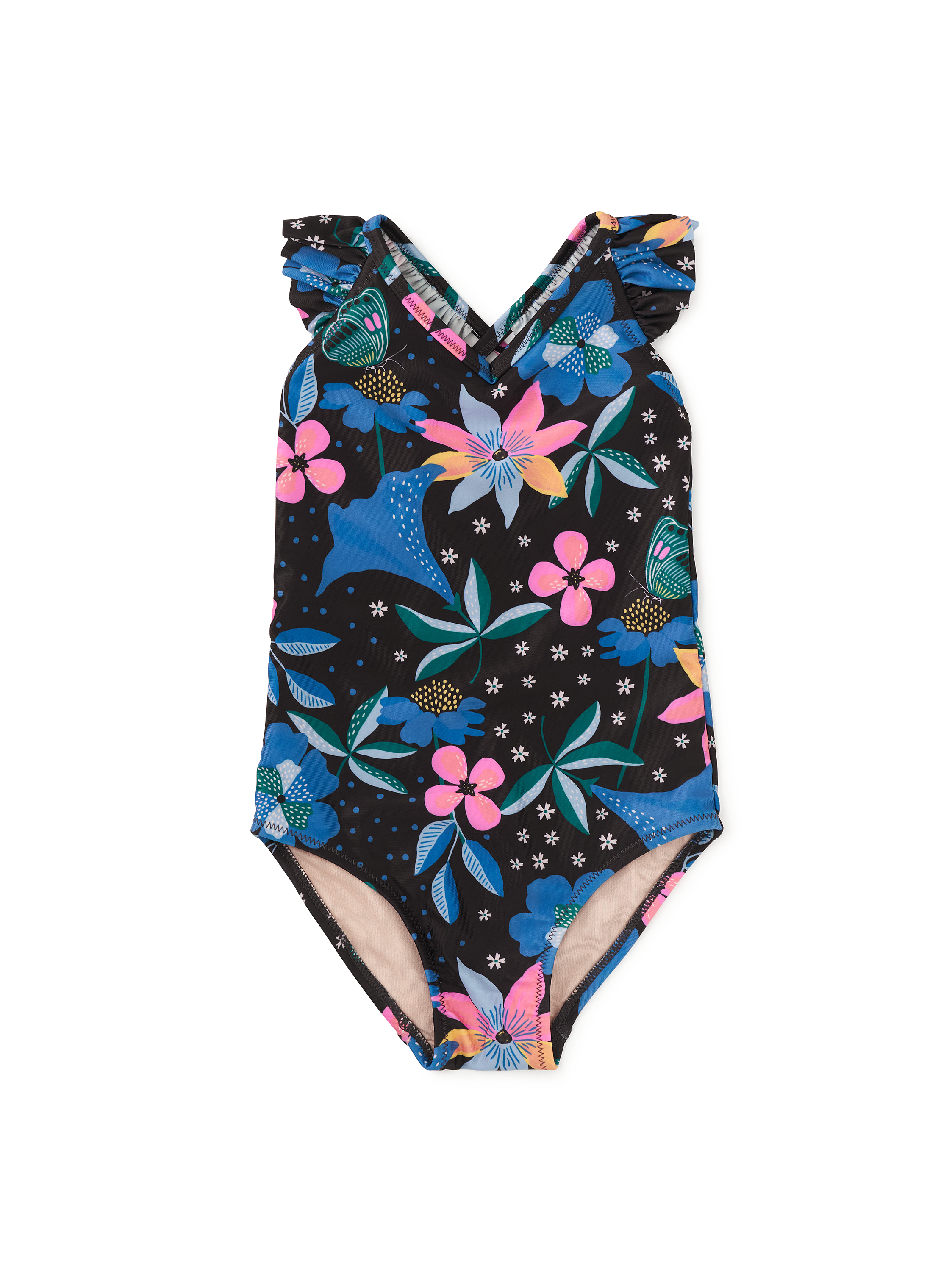 Ruffle One-Piece Swimsuit