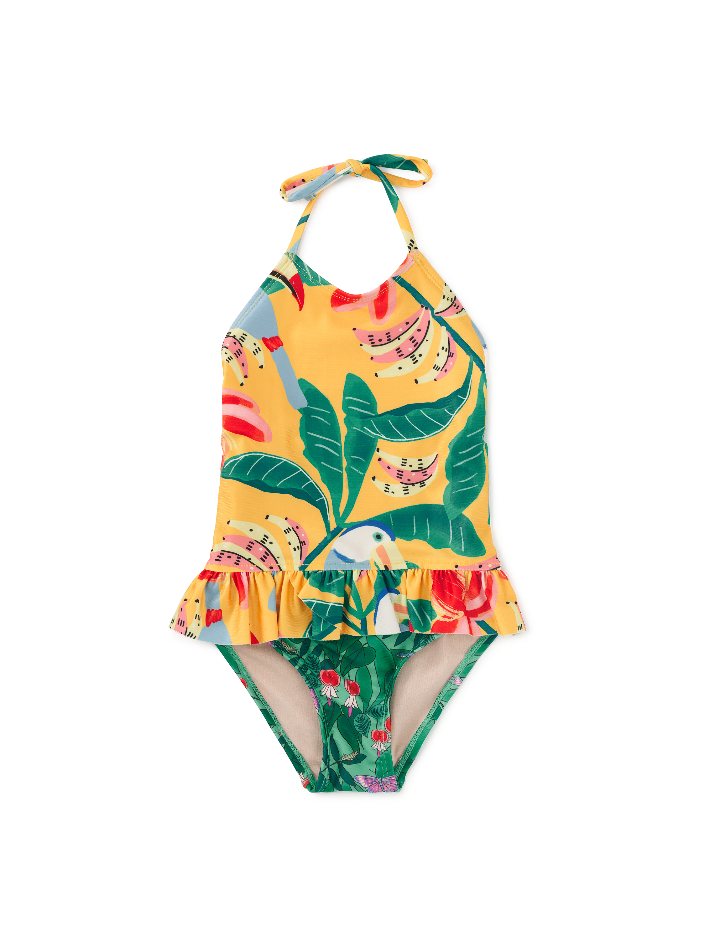 Peplum One-Piece Swimsuit