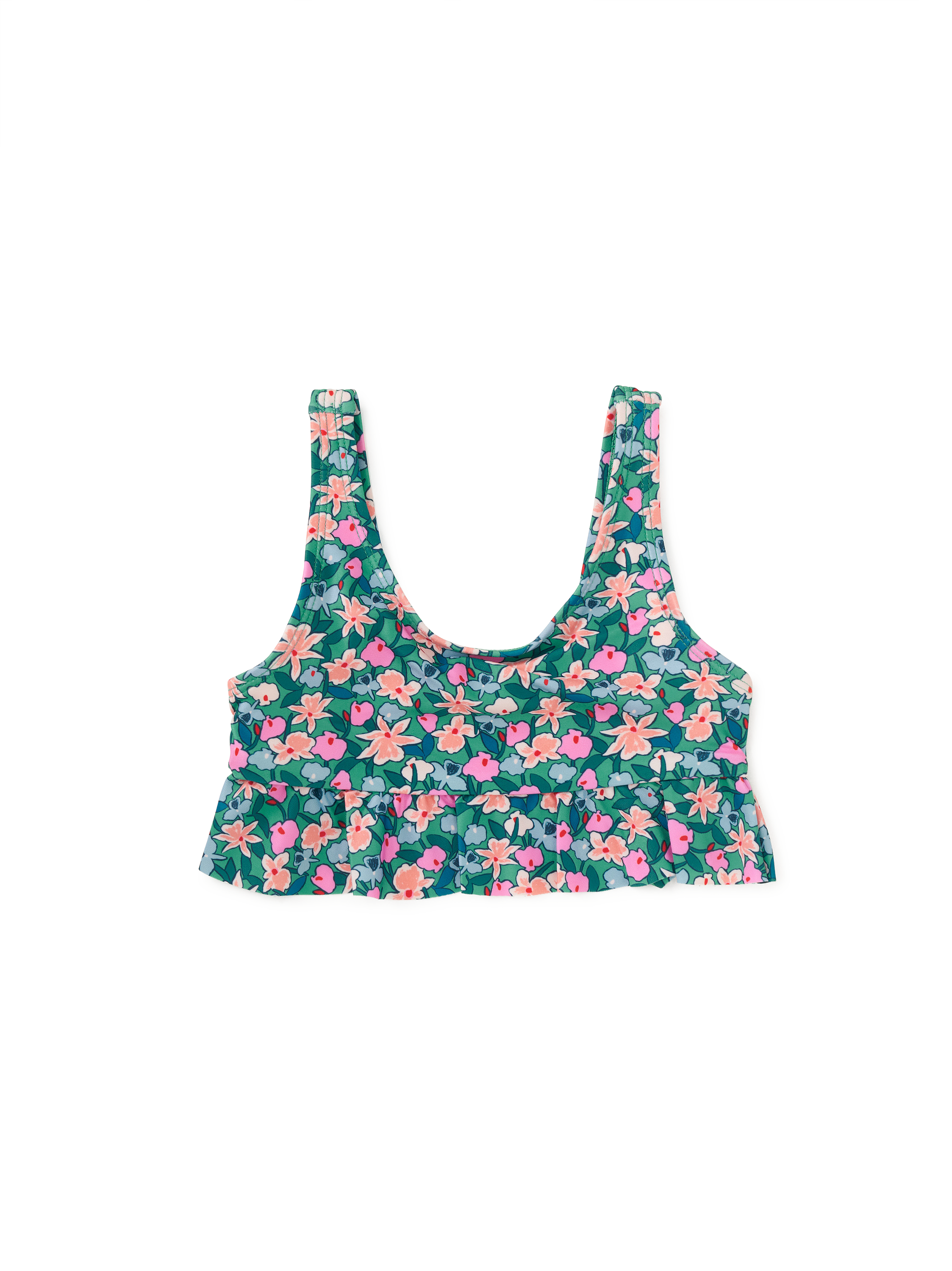 Ruffle Tankini Swim Top