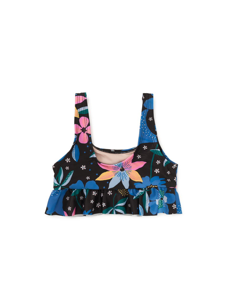 Ruffle Tankini Swim Top in Brazilian Painted Floral - View 2
